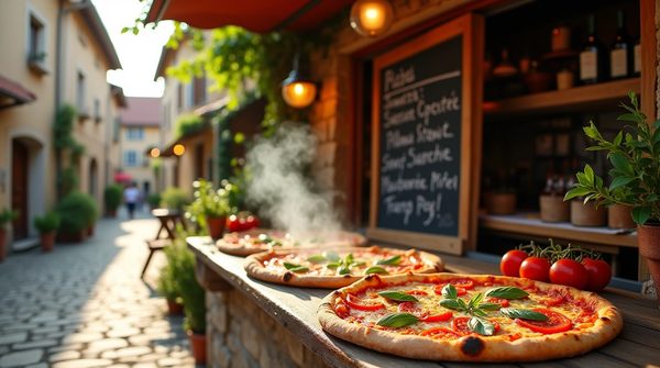 Savourez des pizzas artisanales au kiosque à Chinon